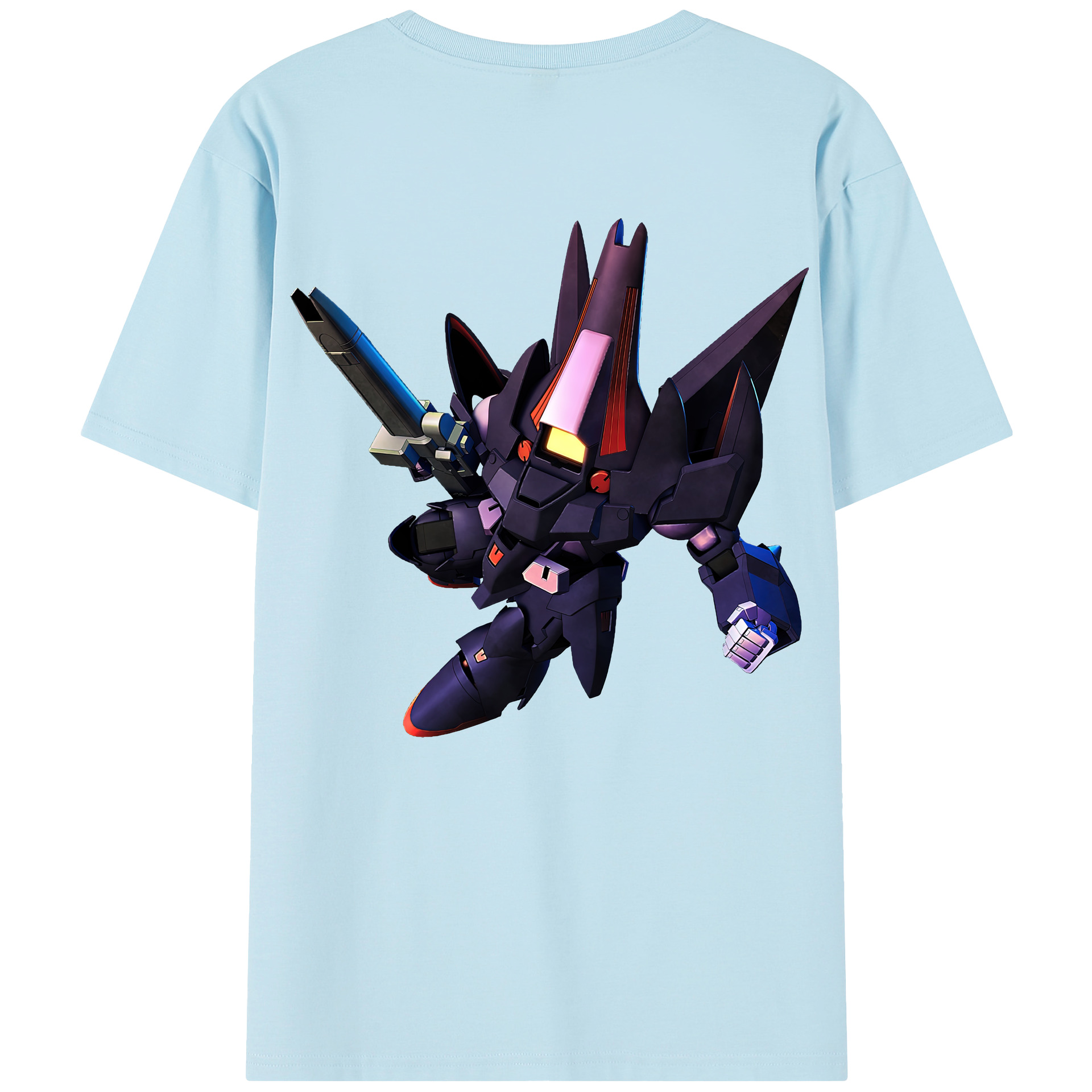 （画像用） 機動戦士ガンダム Mobile Suit Gundam 綿100％半袖Tシャツ（背面プリント）